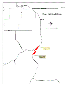Fisher Hill Rd Closure Area